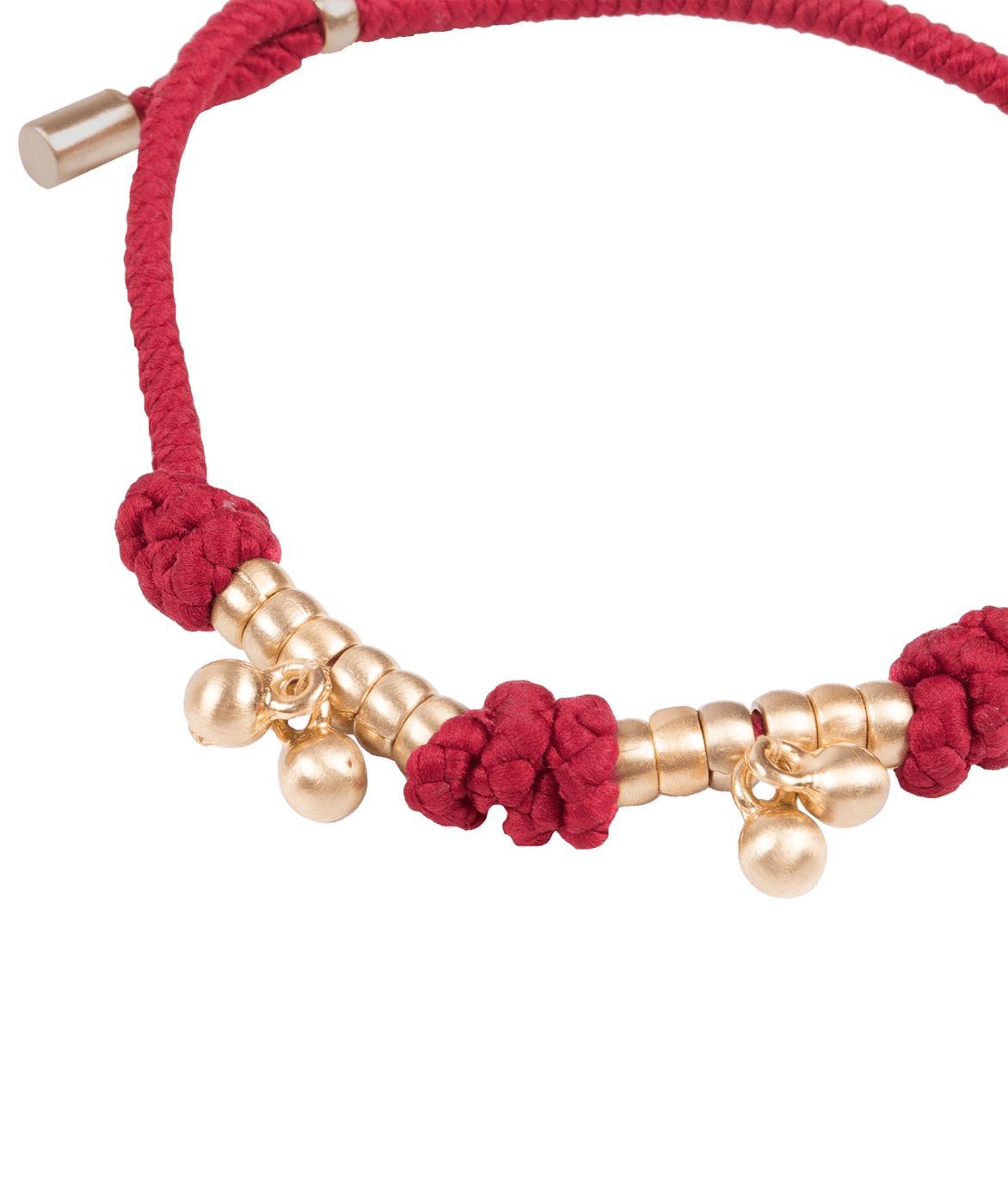 P22 Asha Anklet - Red, Size: OS Product Image