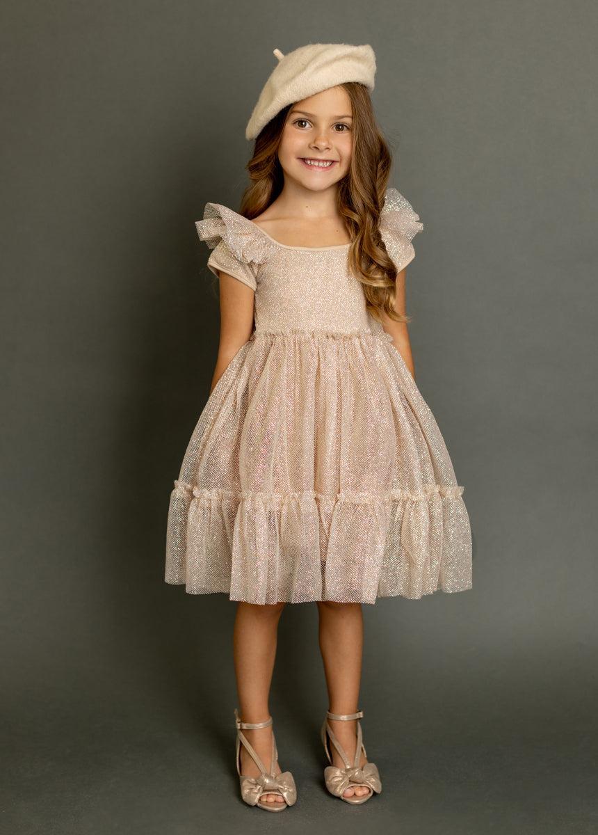 Andria Dress in Champagne Product Image