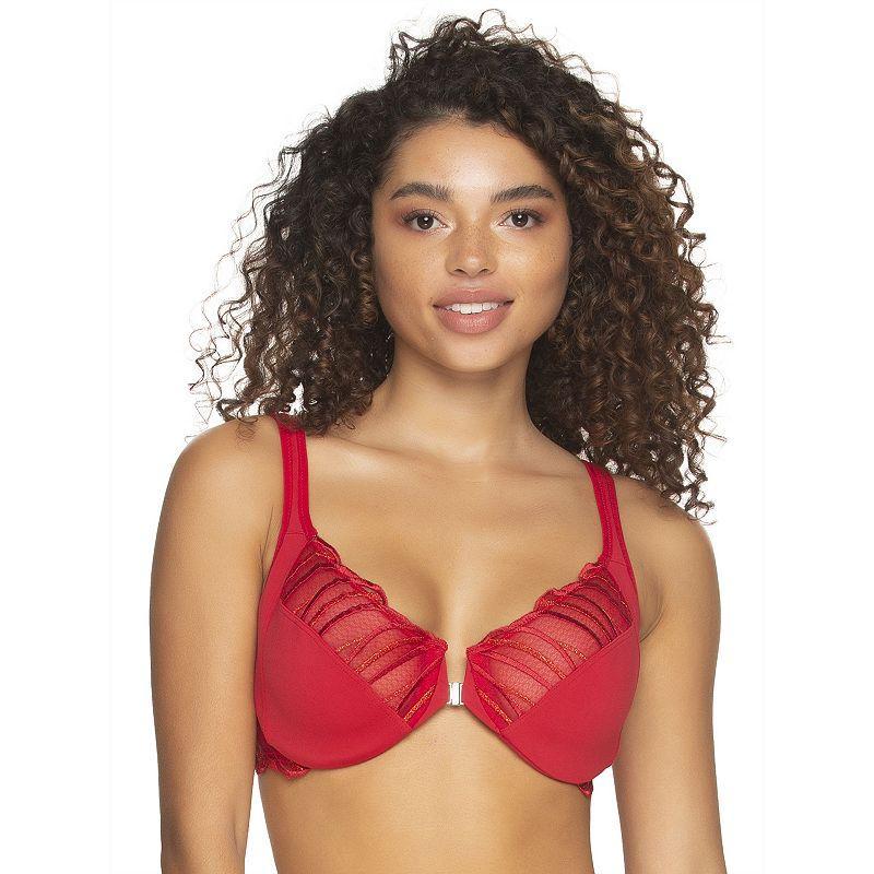 Paramour by Felina Angie Front Close Minimizer Bra 115071, Womens Product Image