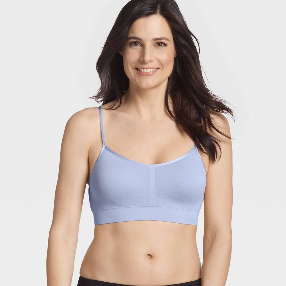 Jockey Generation Womens Seamfree Cami Strap Bralette - Lake Sky XS: Light Support, Microfiber, U-Back, Removable Cups Product Image