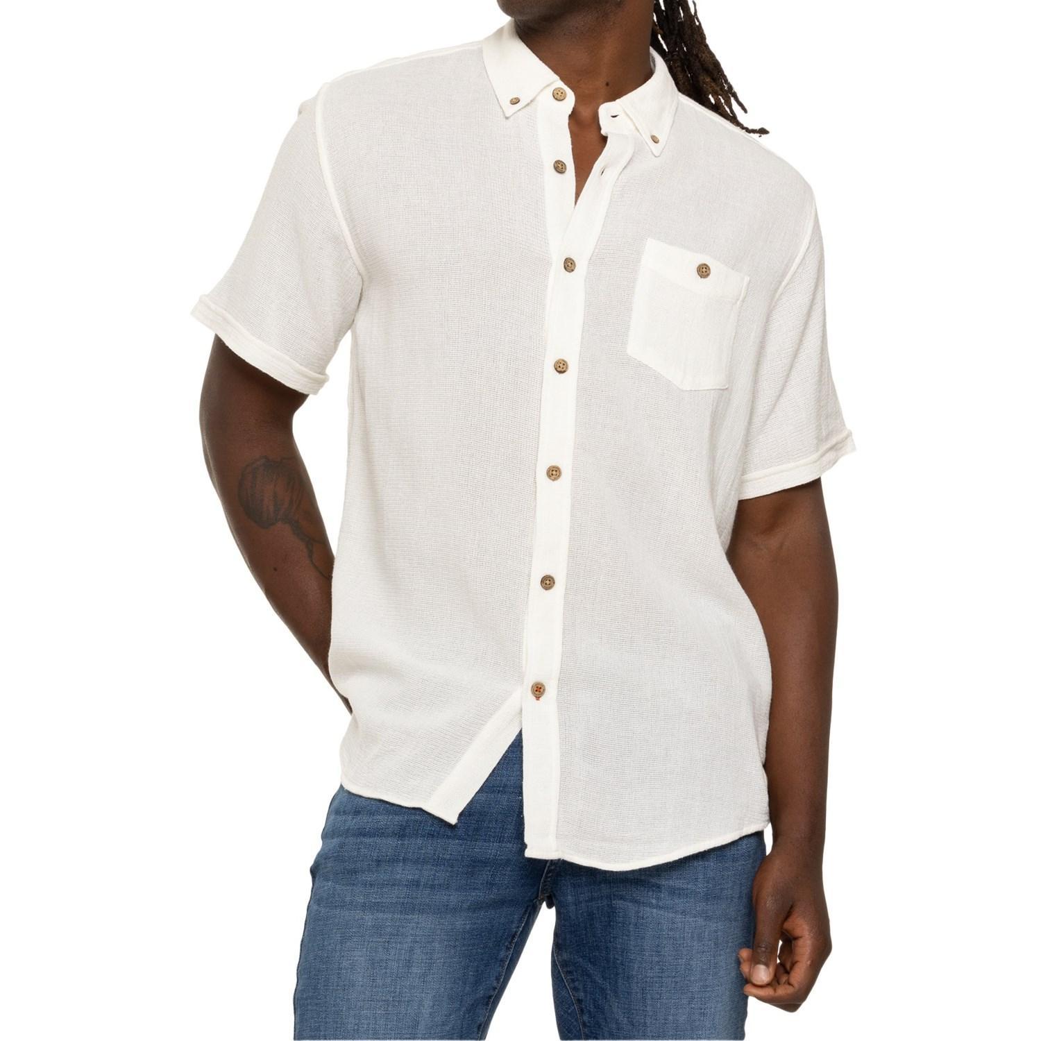 Weatherproof Vintage Airtex Solid Shirt - Short Sleeve Product Image