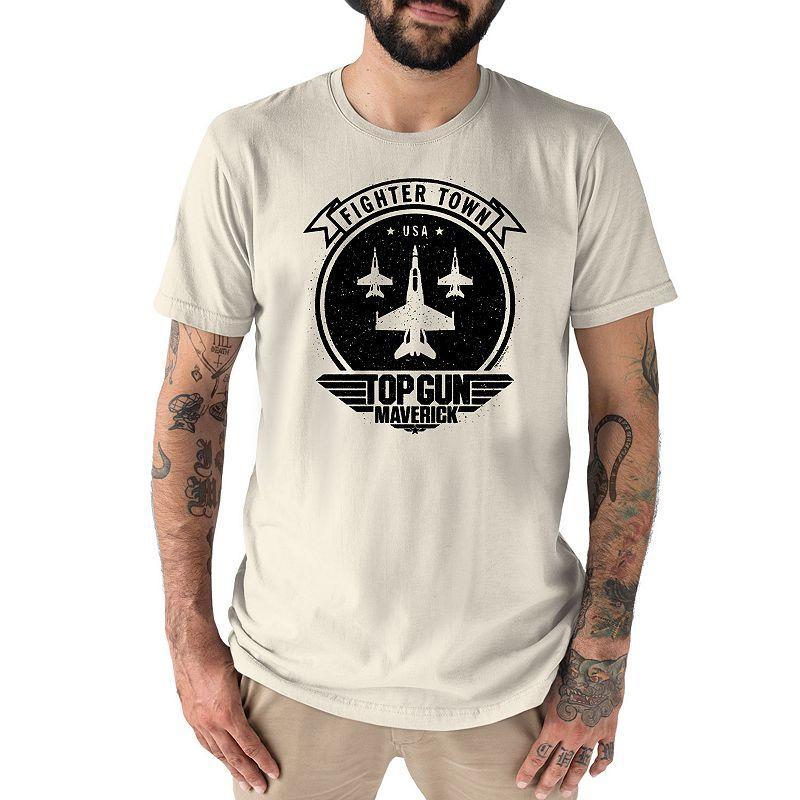 Mens Top Gun Maverick Fighter Town Tee Product Image