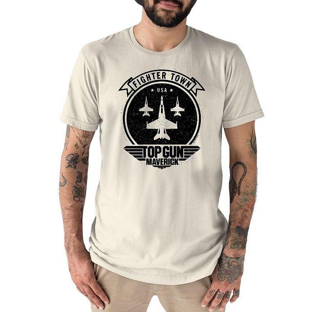 Mens Top Gun Maverick Fighter Town Tee Product Image