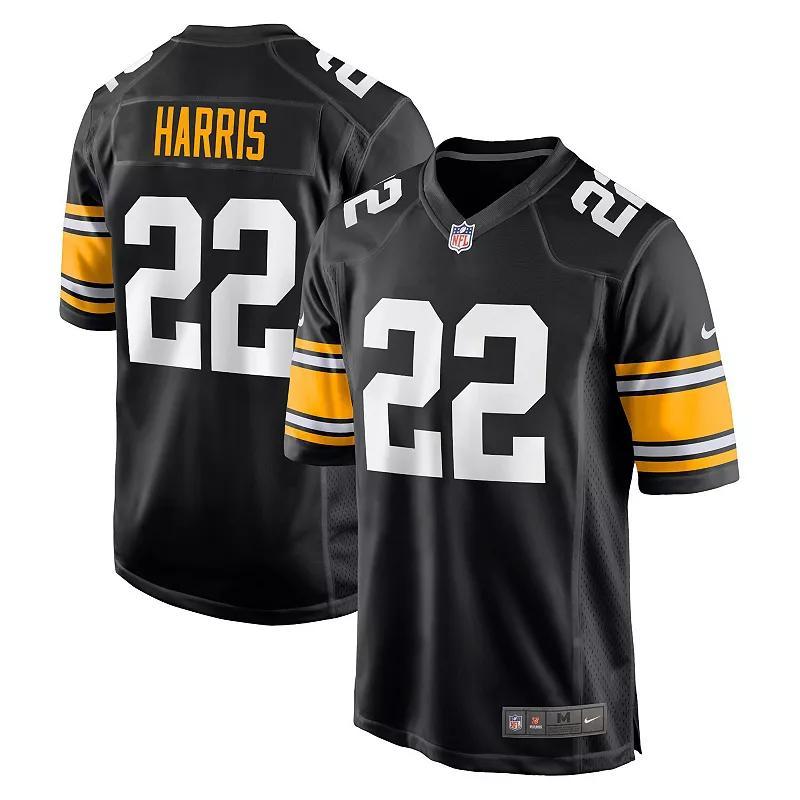 Mens Nike Najee Harris Pittsburgh Steelers Home Player Game Jersey Product Image