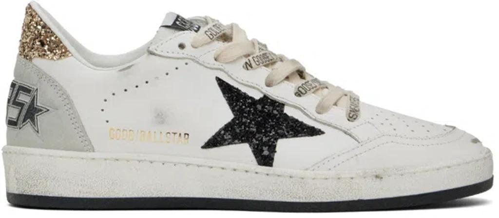 Ball Star Leather Sneakers In White Product Image