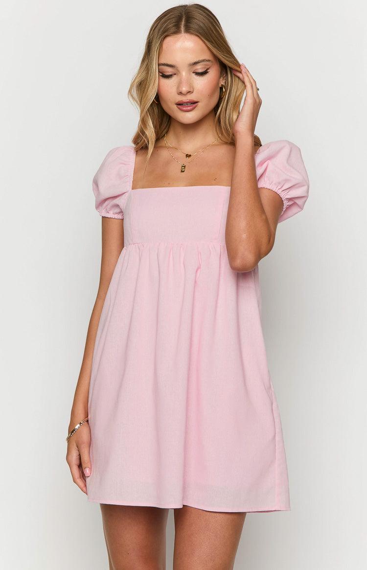 Radient Pink Mini Dress Product Image