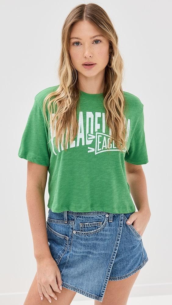 Junk Food Eagles Dual Threat Crop Tee | Shopbop Product Image