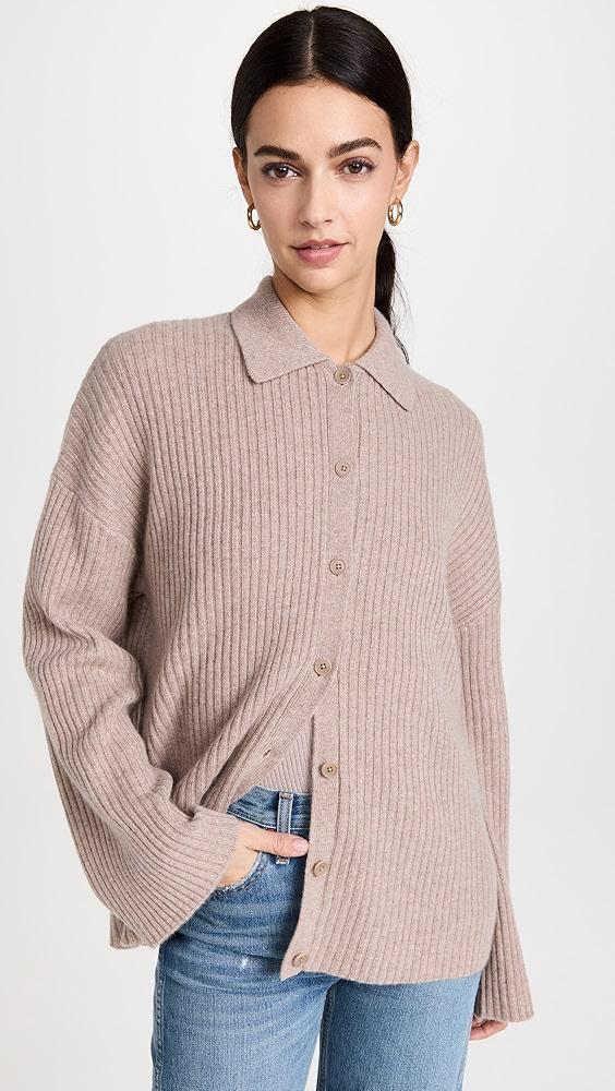 Reformation Fantino Cashmere Collared Cardigan | Shopbop product image