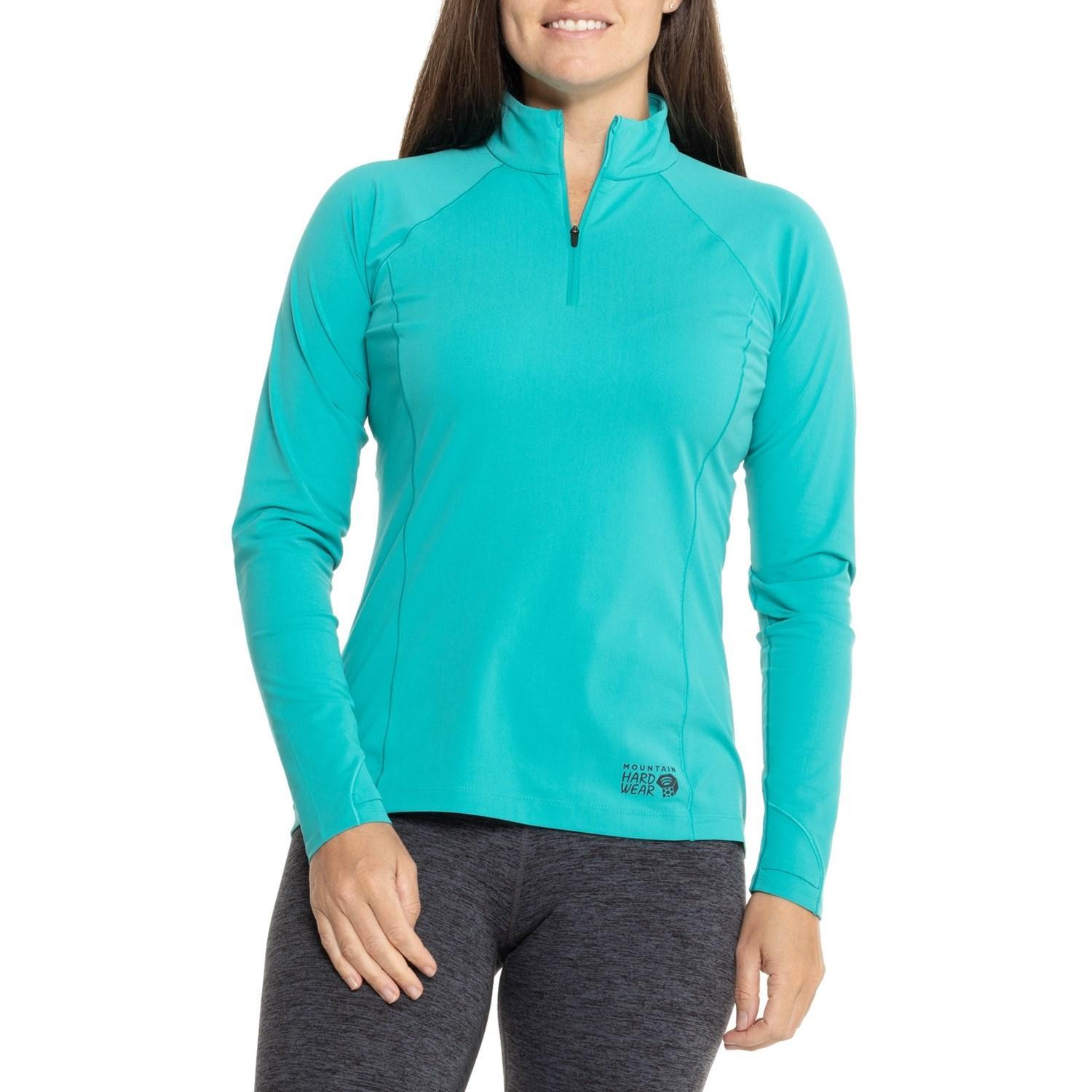 Mountain Hardwear Mountain Stretch Shirt - UPF 50, Zip Neck, Long Sleeve Product Image