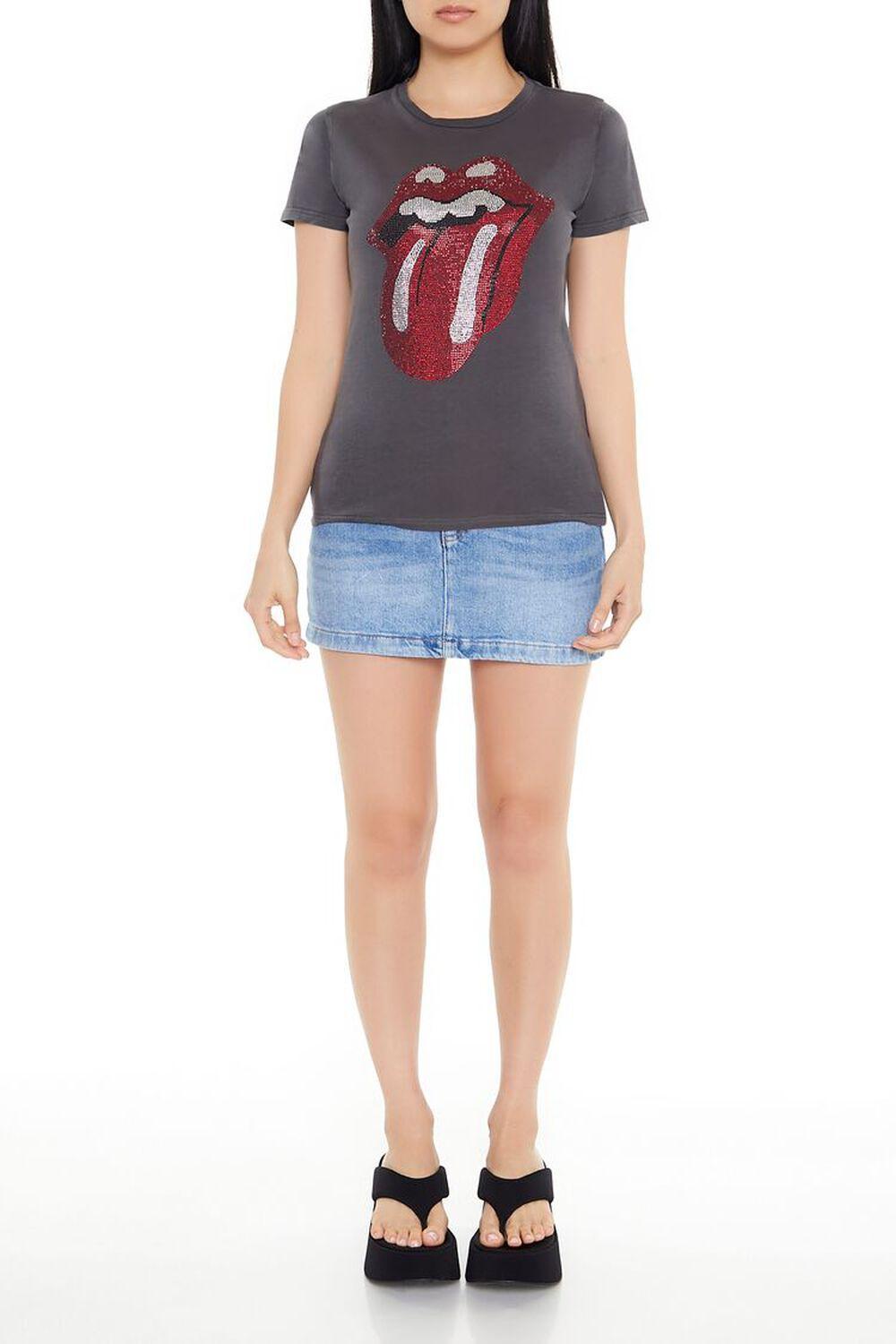 Rhinestone The Rolling Stones Tee | Forever 21 Product Image