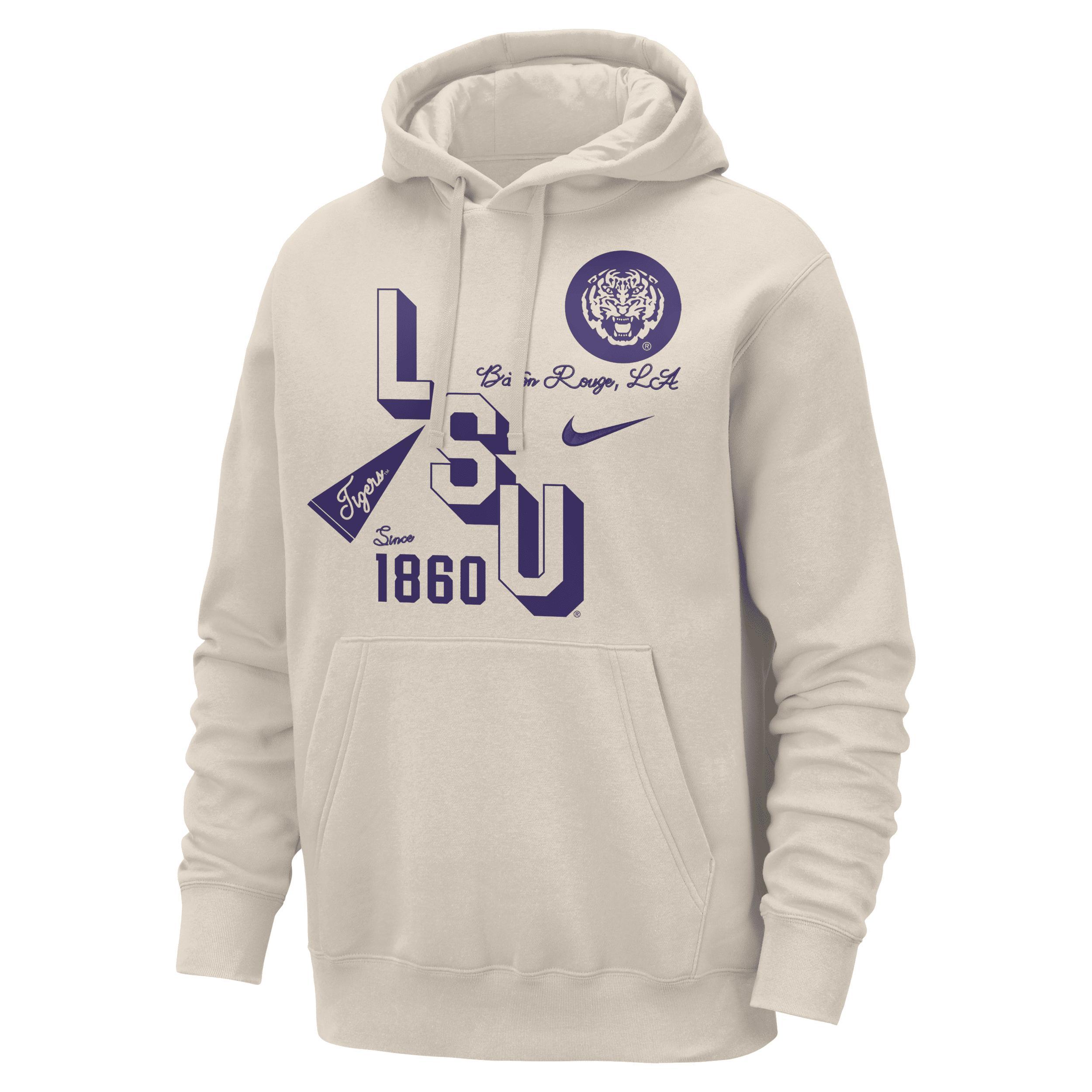 LSU Club Men's Nike College Hoodie Product Image