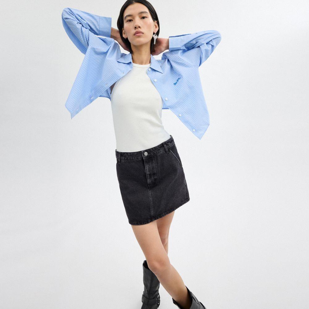 Denim Skirt In Organic Cotton product image