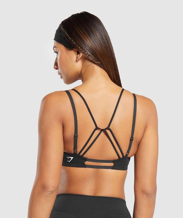 Strappy Back Light Support Sports Bra Product Image