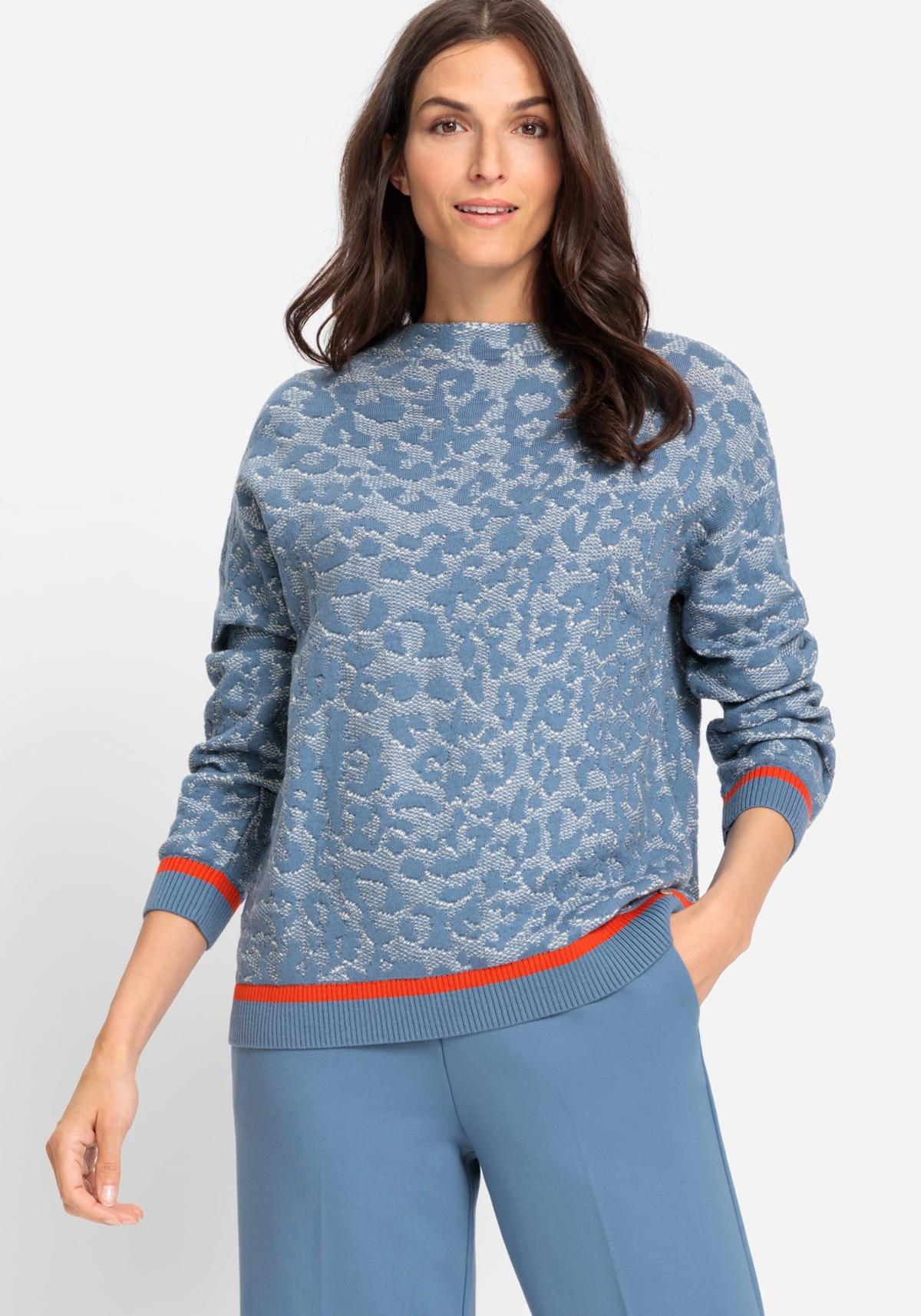 Olsen Womens Long Sleeve Leo Pullover Product Image