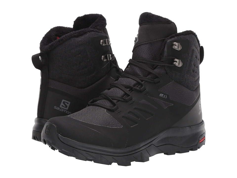 Salomon Outblast TS CSWP Black/Black) Women's Shoes Product Image