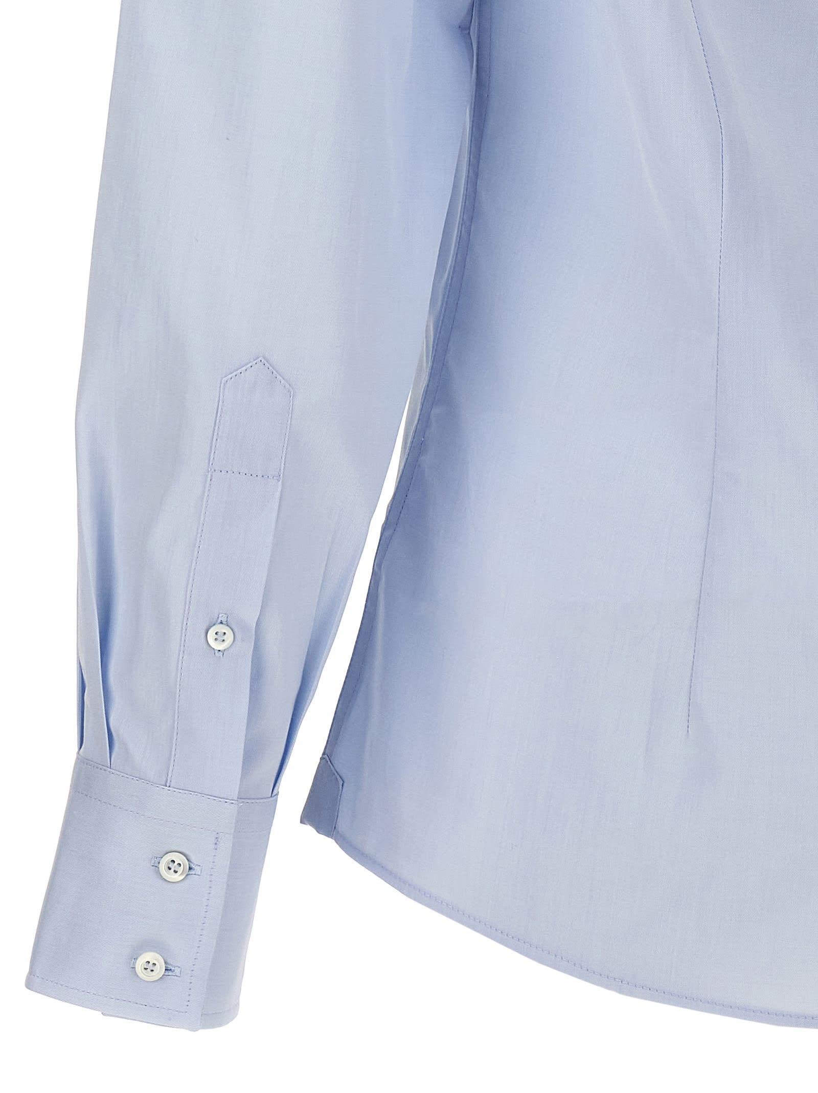 BRUNELLO CUCINELLI Cotton Shirt Shirt, Blouse Light Blue Product Image