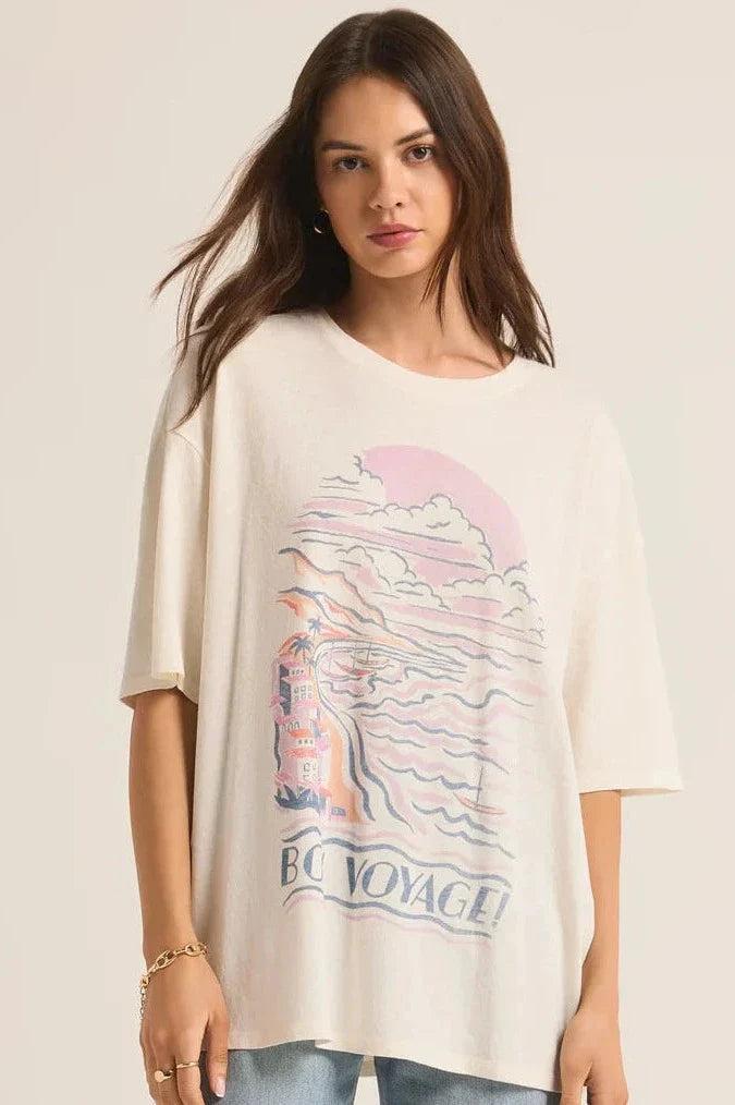 Z Supply Bon Voyage SoCal Oversized Tee Product Image