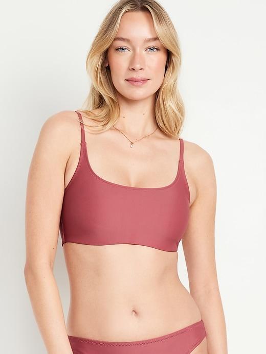 Scoop-Neck Bikini Swim Top Product Image