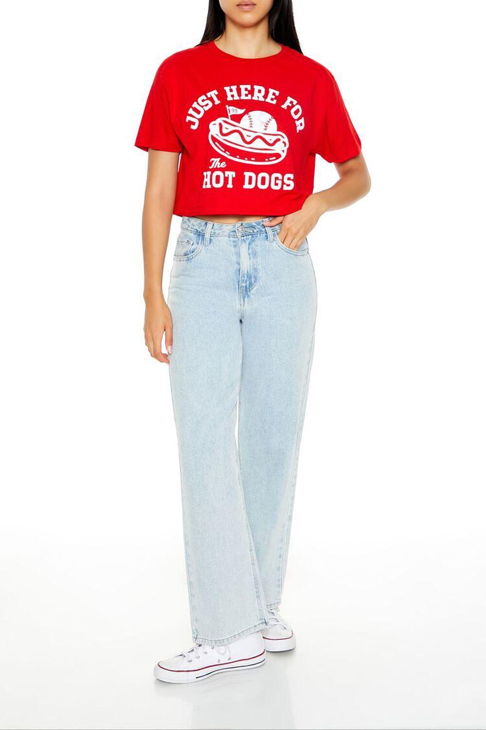 Just Here For the Hot Dogs Tee | Forever 21 Product Image