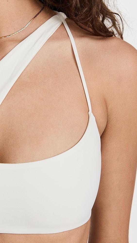 MIKOH Cross Shoulder Bikini Top | Shopbop Product Image