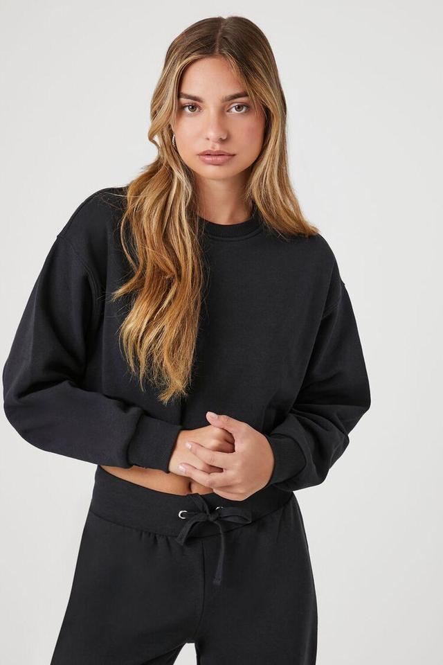 Cropped Fleece Pullover | Forever 21 Product Image