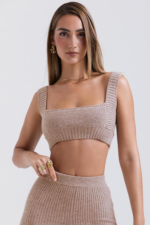 Adhara Barley Natural Wool Bralette Product Image