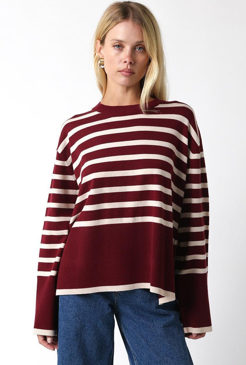 Oversized Stripe Sweater Product Image