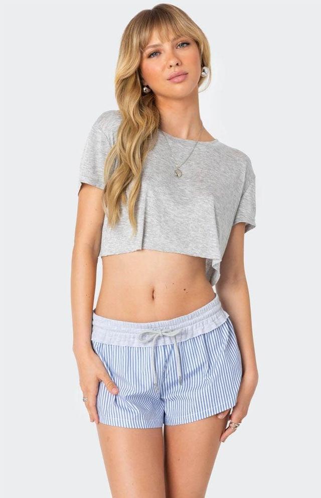 Edikted Women's Seville Cropped T-Shirt Product Image