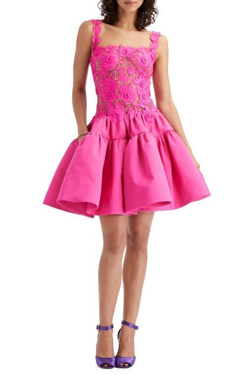 Oscar de la Renta Guipure Lace Cocktail Dress Product Image