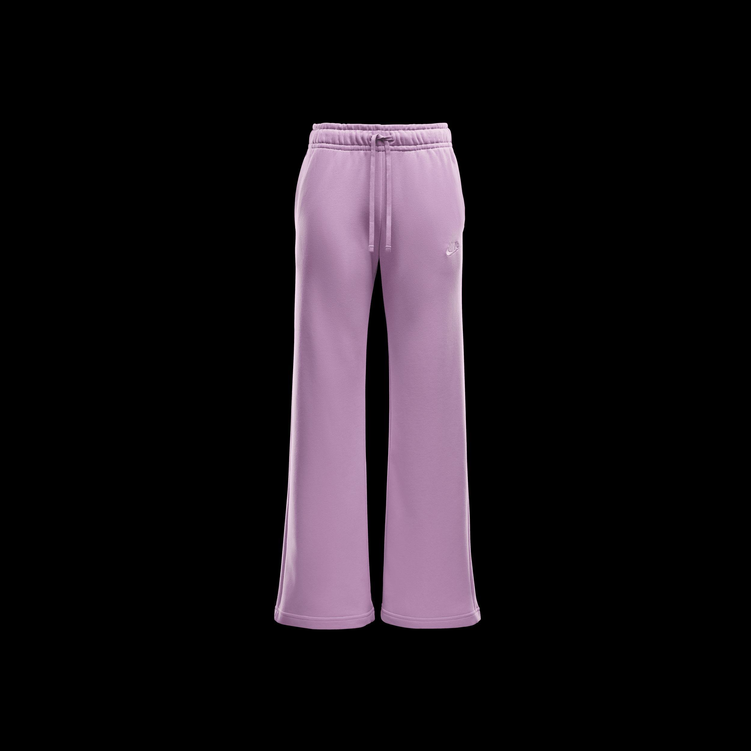 Women's Nike Sportswear Club Fleece Mid-Rise Wide-Leg Sweatpants Product Image