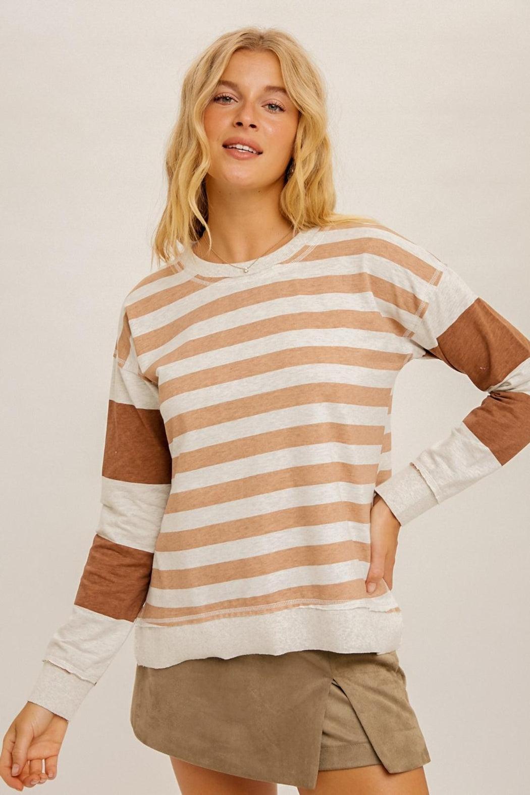 Stripe Pullover Top Product Image