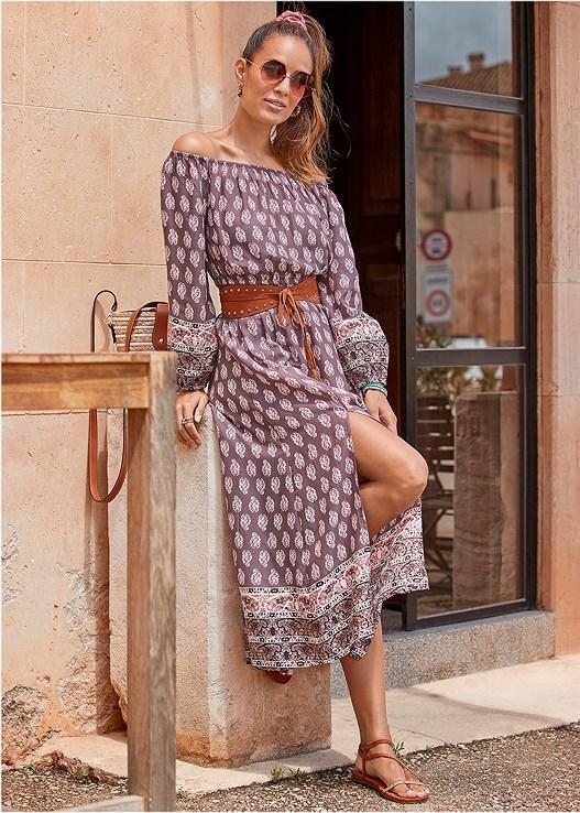 Paisley Printed Maxi Dress Product Image