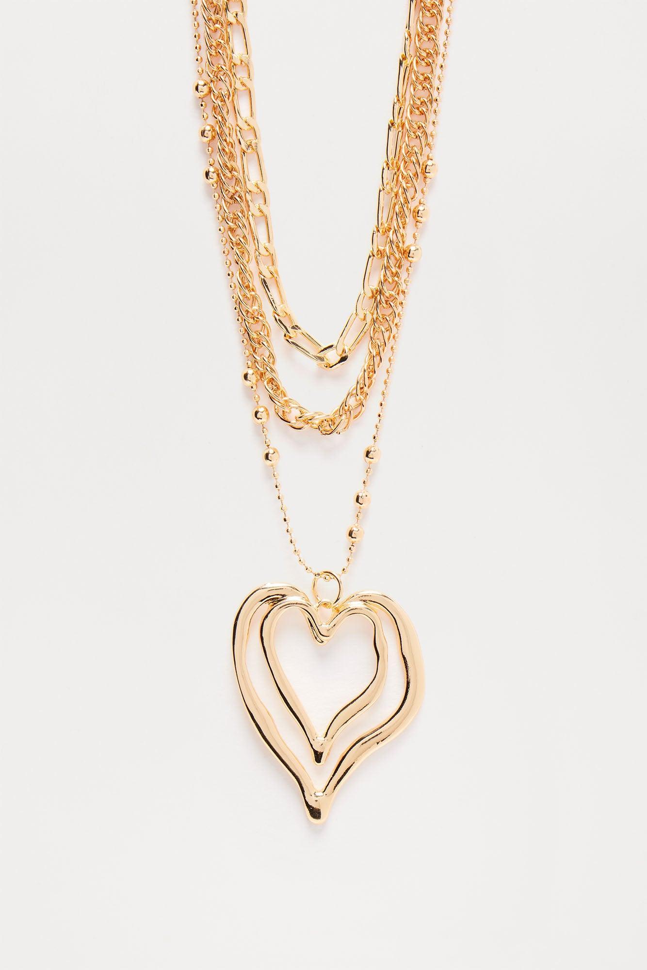 Dance To The Beat Of My Heart Necklace - Gold Product Image