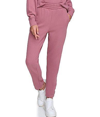 Andrew Marc Sport Solid Fleece Knit Tapered Leg Pleated Ankle Ladies Pull Product Image