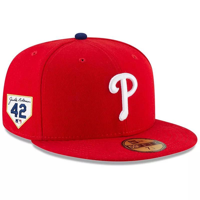 Mens New Era Philadelphia Phillies 2023 Jackie Robinson Day 59FIFTY Fitted Hat Product Image