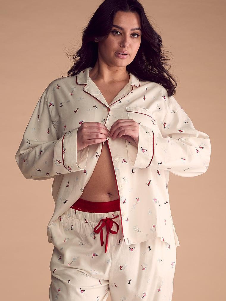 Flannel Long Pajama Set Product Image