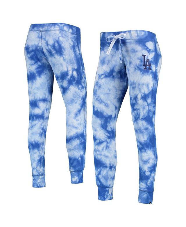 Womens New Era Royal Los Angeles Dodgers Tie-Dye Jogger Pants Product Image