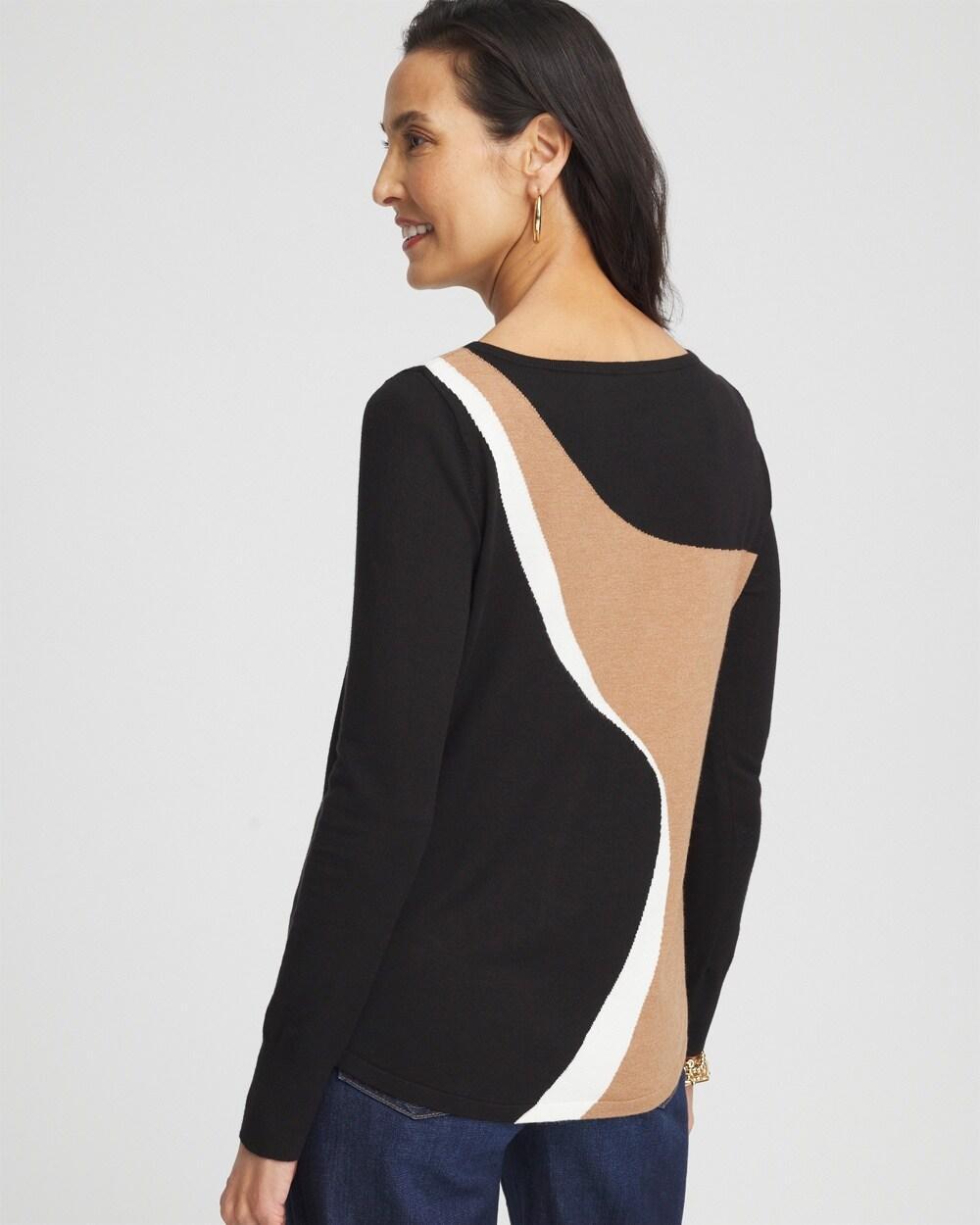 Studded V-Neck Sweater Product Image