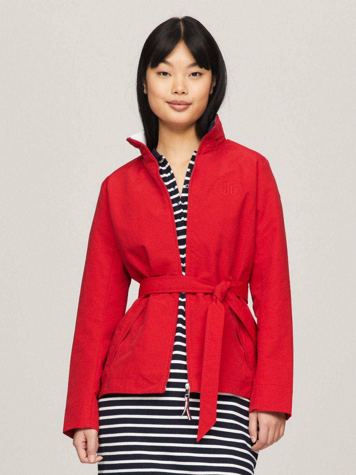 Tommy Hilfiger Women's Belted Hilfiger Yacht Jacket Product Image