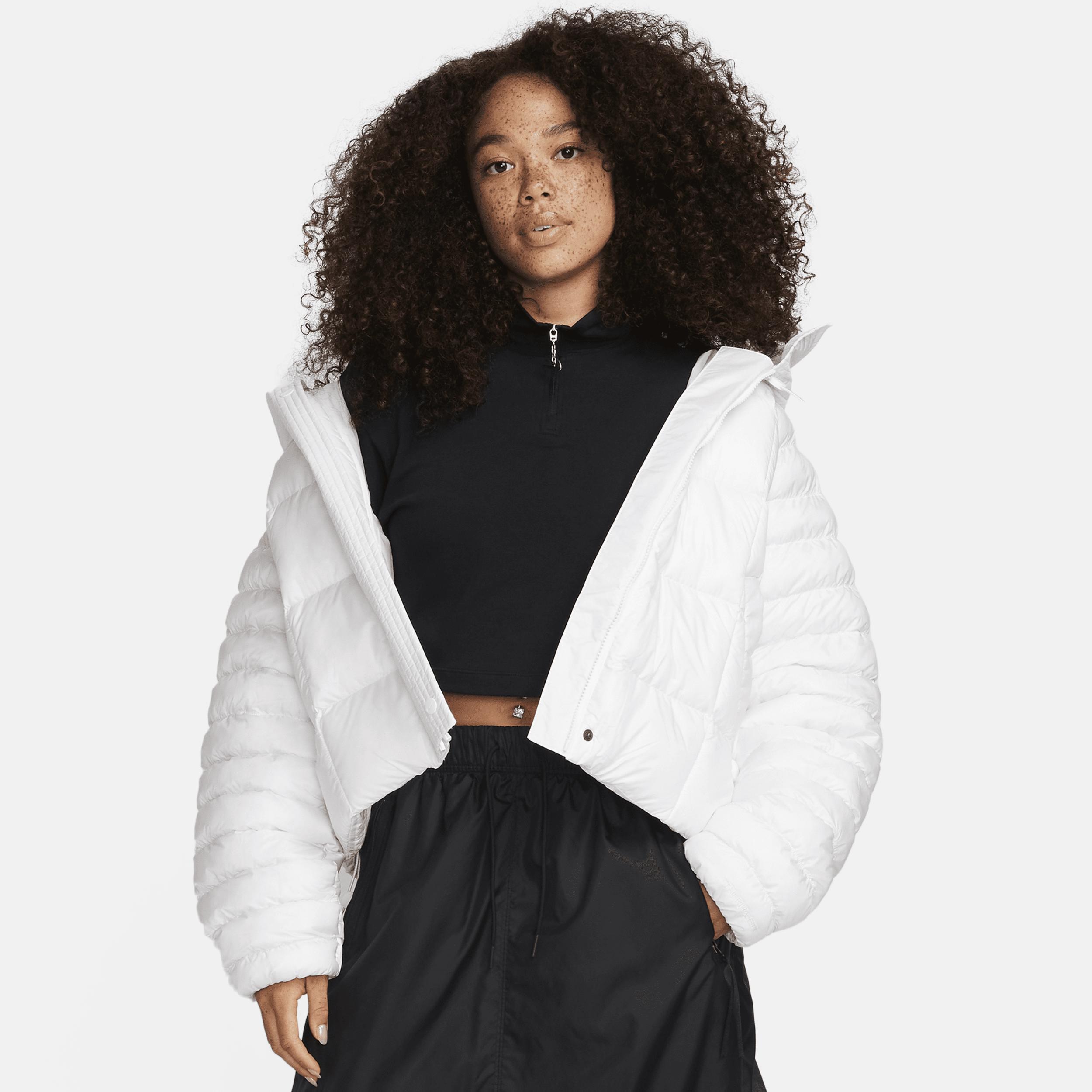 Women's Nike Sportswear Swoosh Puffer PrimaLoft® Therma-FIT Oversized Hooded Jacket Product Image