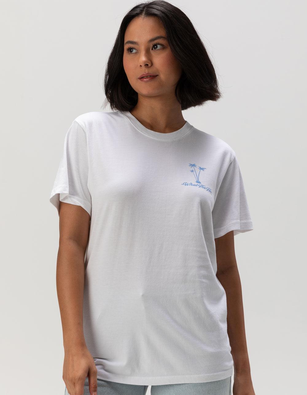 WHAT THE FIN Island Cat Womens Tee Product Image