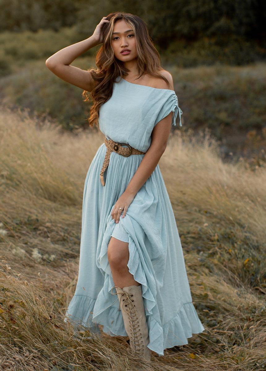 Gia Dress in Sky Blue Product Image