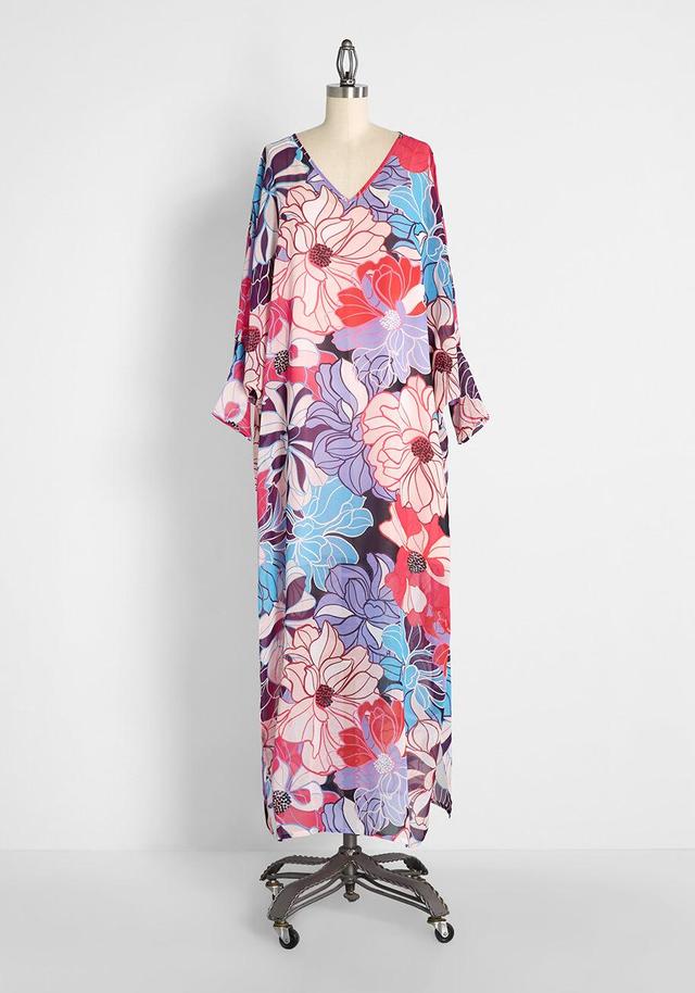 Bright and Splashy Maxi Dress Product Image