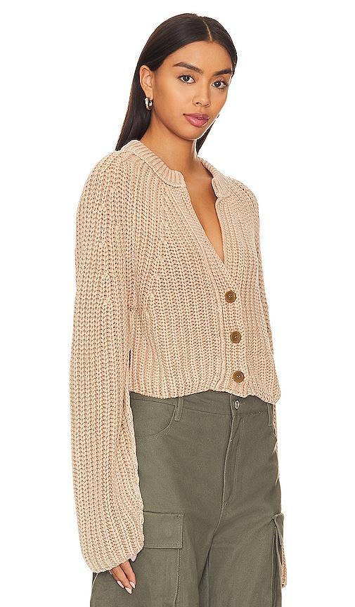 Free People Sweet Nothing Cardi in Tan. Size M, XL. Product Image