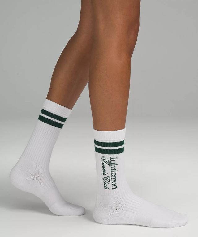 Women's Daily Stride Ribbed Comfort Crew Socks *Tennis Club Product Image