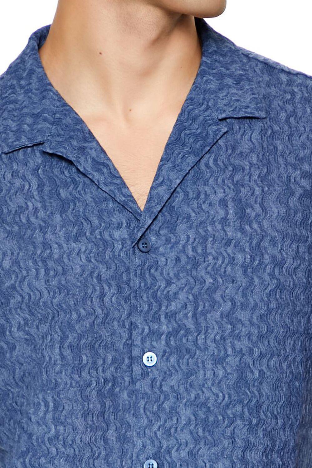 Textured Button-Front Shirt | Forever 21 Product Image