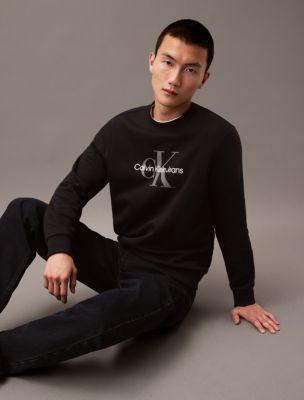 Monogram Logo Fleece Crewneck Sweatshirt Product Image