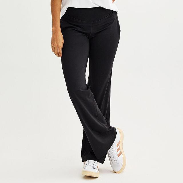 Womens Tek Gear Ultrastretch Flare Pant Black Product Image