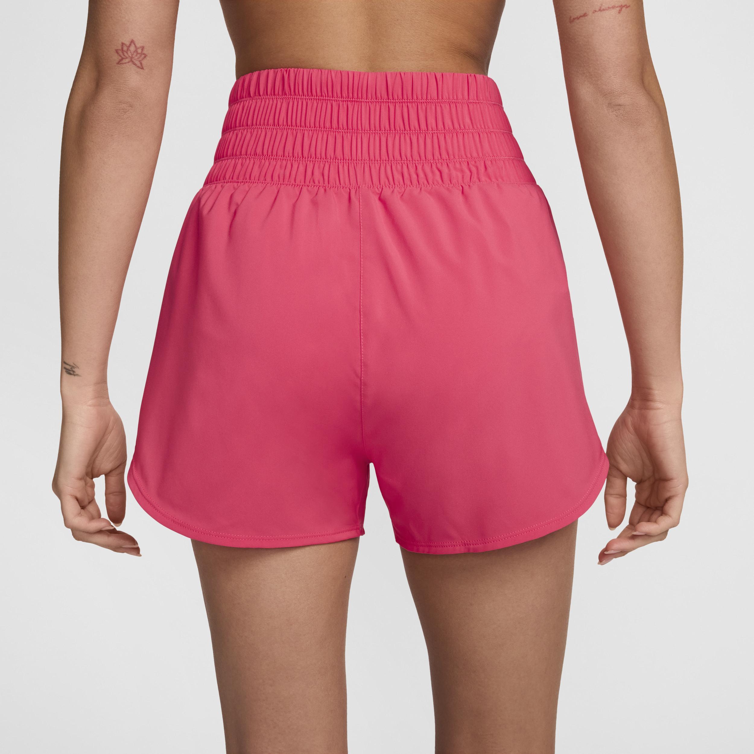 Nike Women's One Dri-FIT Ultra High-Waisted 3" Brief-Lined Shorts Product Image