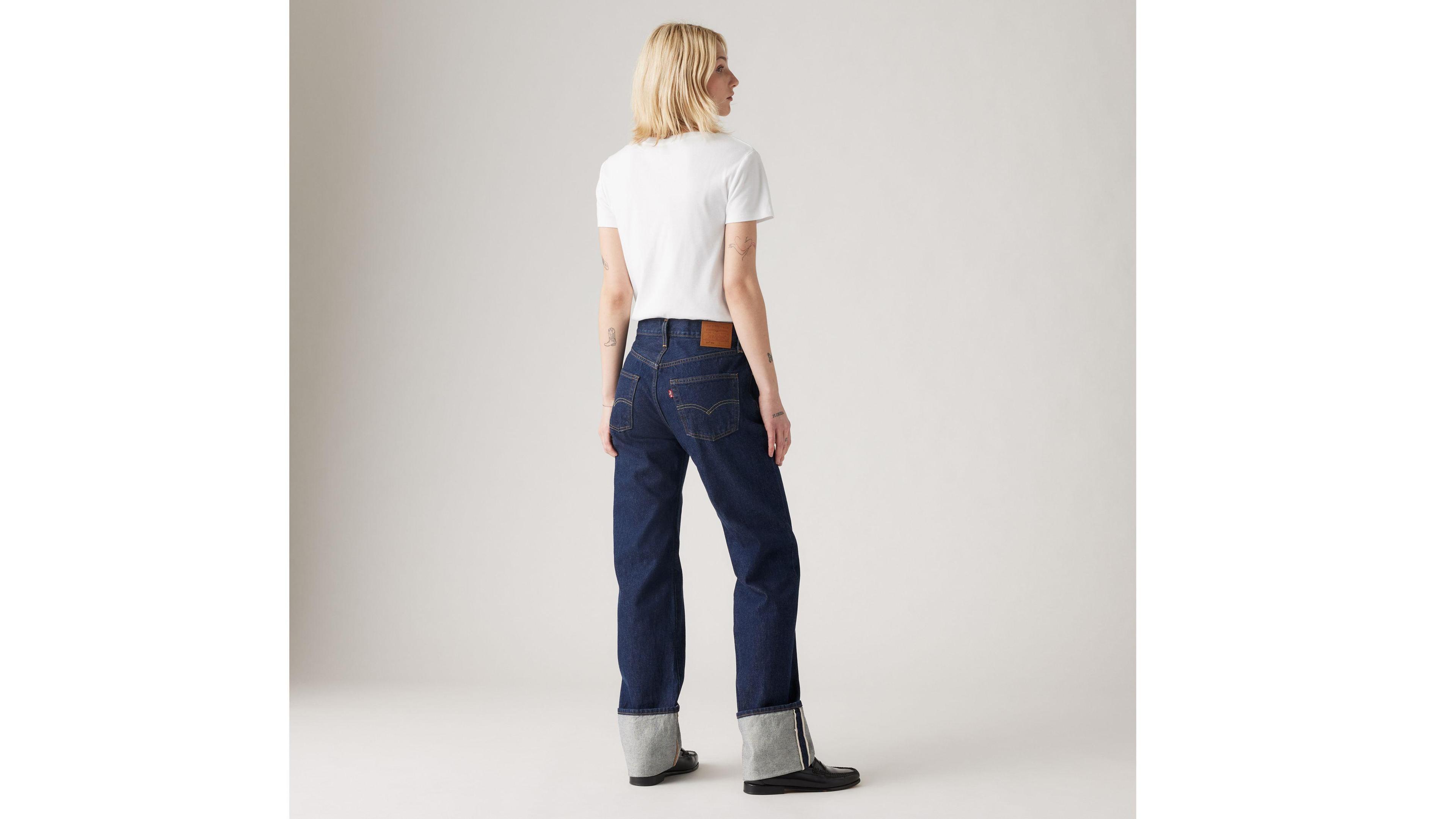 501® '90s Cuffed Selvedge Women's Jeans Product Image